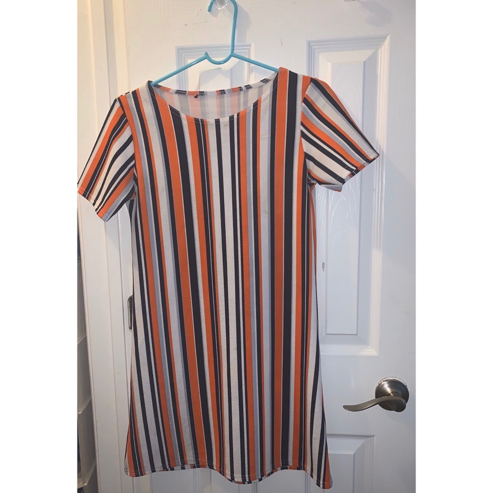 Stripe Shirt Dress